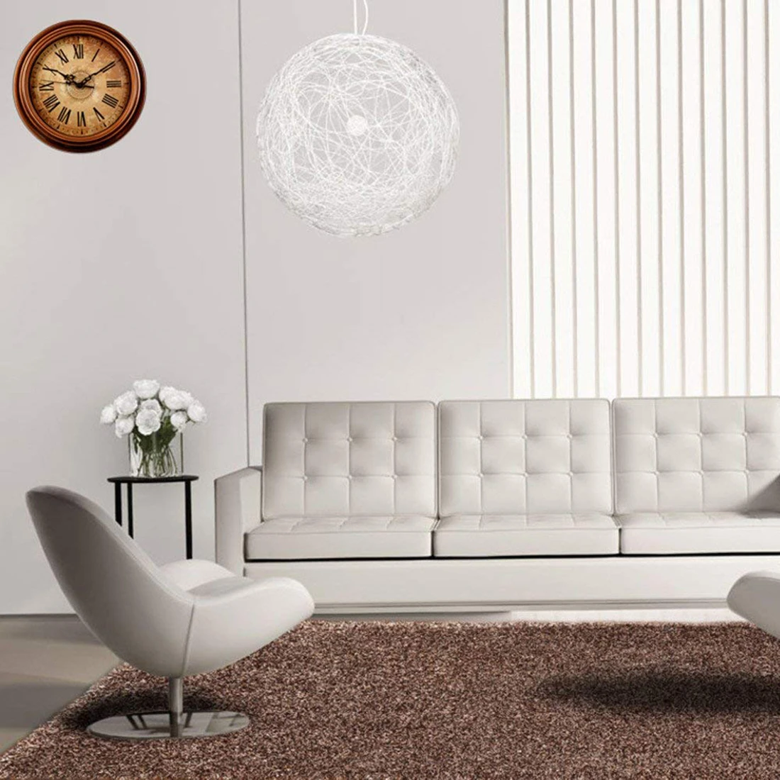 Reloj de pared redondo silencioso de 12 pulgadas, reloj numérico romano de estilo antiguo decorativo, cocina Casera/sala de estar/dormitorio Reloj de pared redondo silencioso de 12 pulgadas, reloj numérico romano de estilo antiguo decorativo, cocina Casera/sala de estar/dormitorio