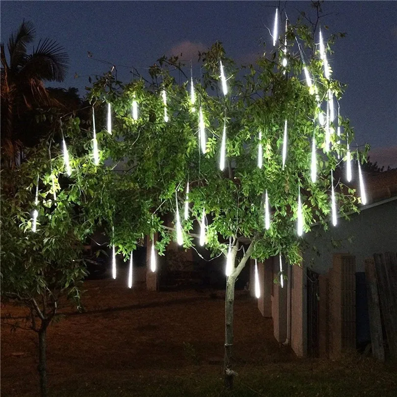 30 cm guirnalda De la Navidad Luces fiesta Luces LED lluvia De meteoros De nieve árbol De Navidad De jardín al aire libre Luces De Navidad 35NE30 30 cm guirnalda De la Navidad Luces fiesta Luces LED lluvia De meteoros De nieve árbol De Navidad De jardín al aire libre Luces De Navidad 35NE30