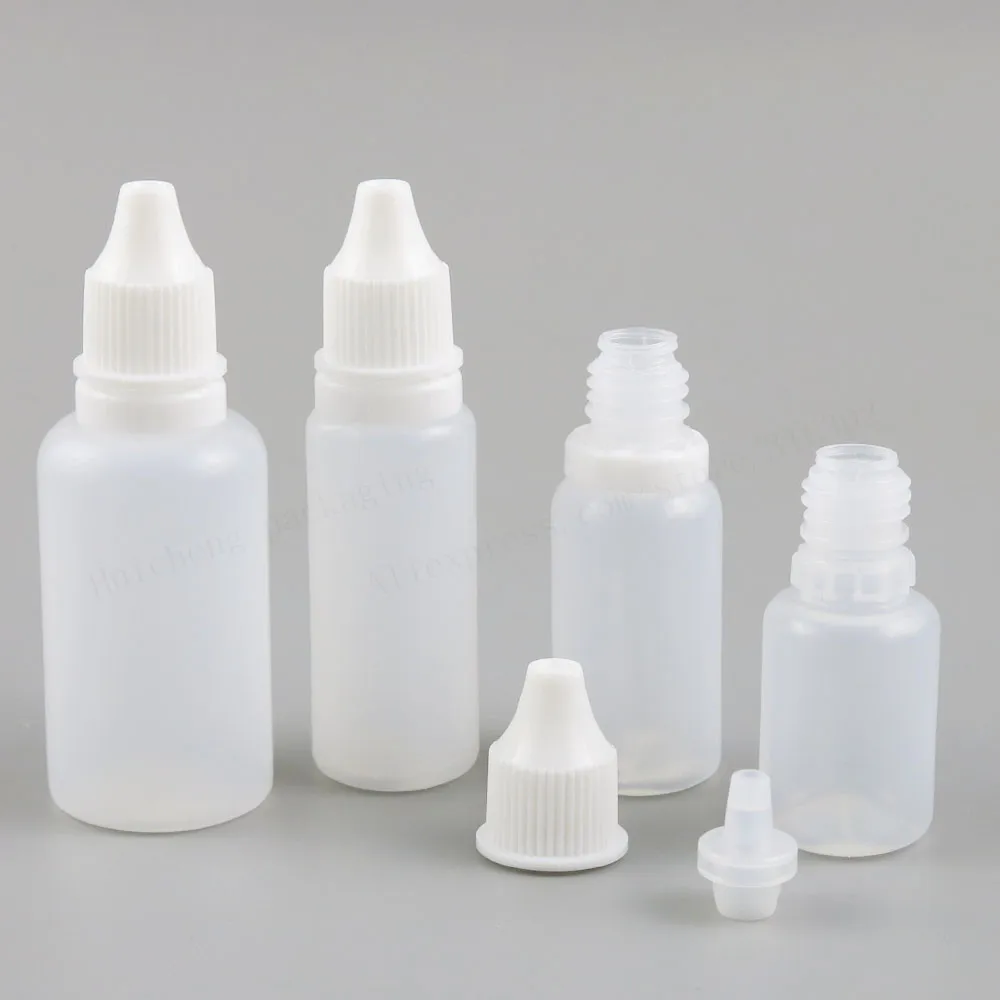 5ml 10ml 15ml 20ml 30ml 50ml 60ml Empty Plastic Squeezable Dropper