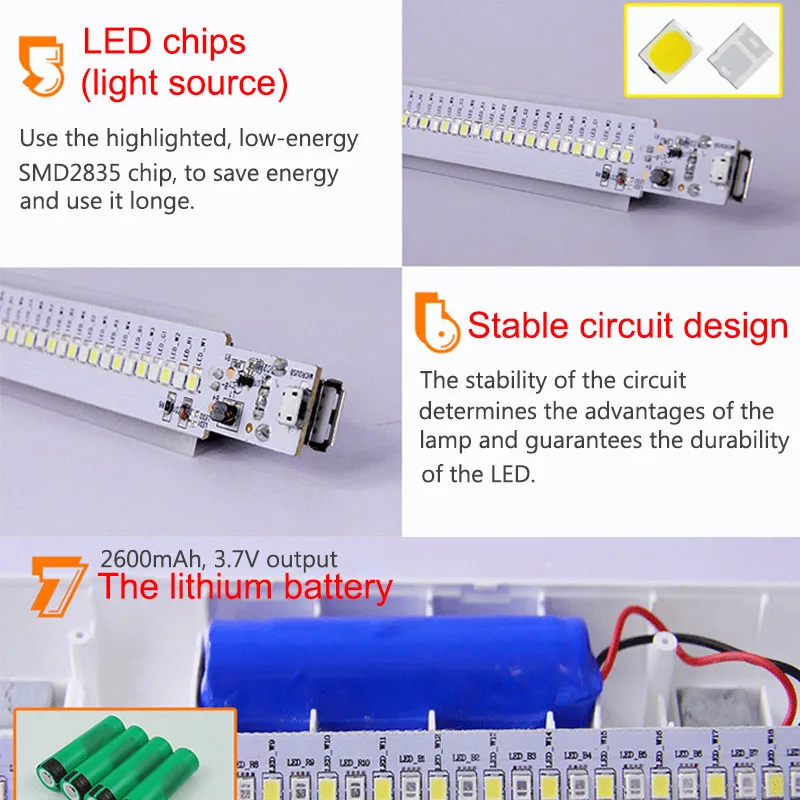 

Portable 3W Outdoor Camping Tent Light Rechargeable Energy Saving LED Emergency Lamp LB88
