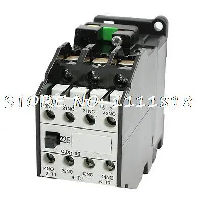 

Short Circuit Protector 2NO 2NC AC Contactor 36V 42V Coil CJX1-16A