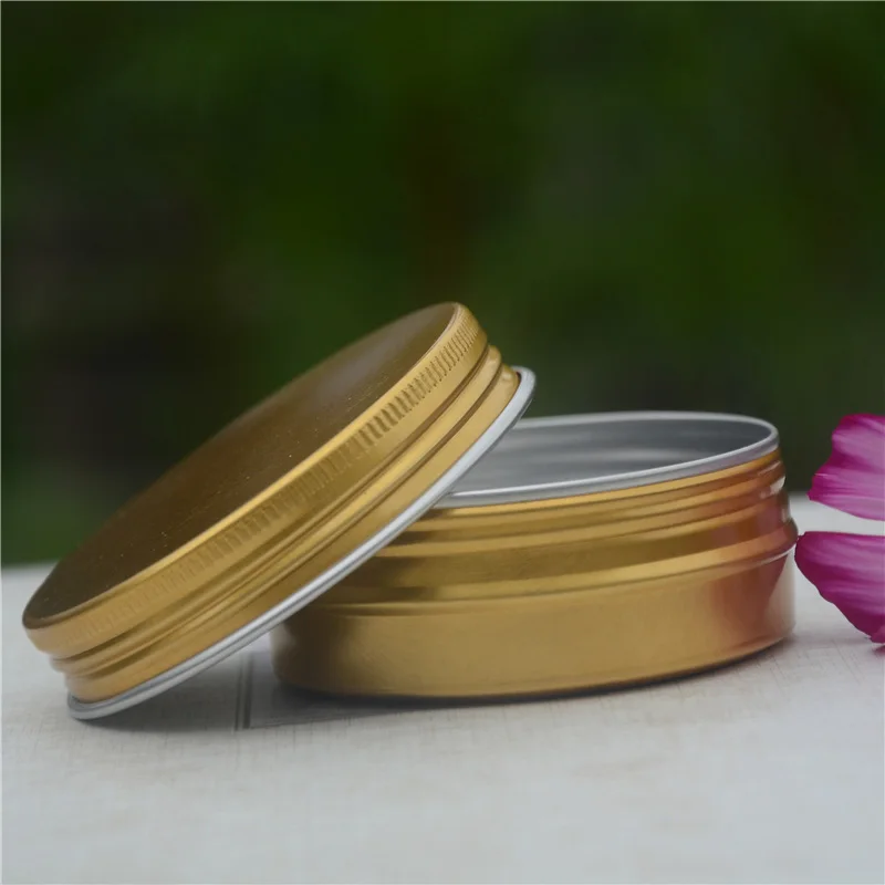 Frascos de Alumínio Lote 30g 60g Colorido Cosméticos Rosa Preto Ouro Cuidado Pessoal Creme Máscara Sabão Recipiente Embalagem Potes 50 Pçs - 10g 21 Garrafas reutilizáveis