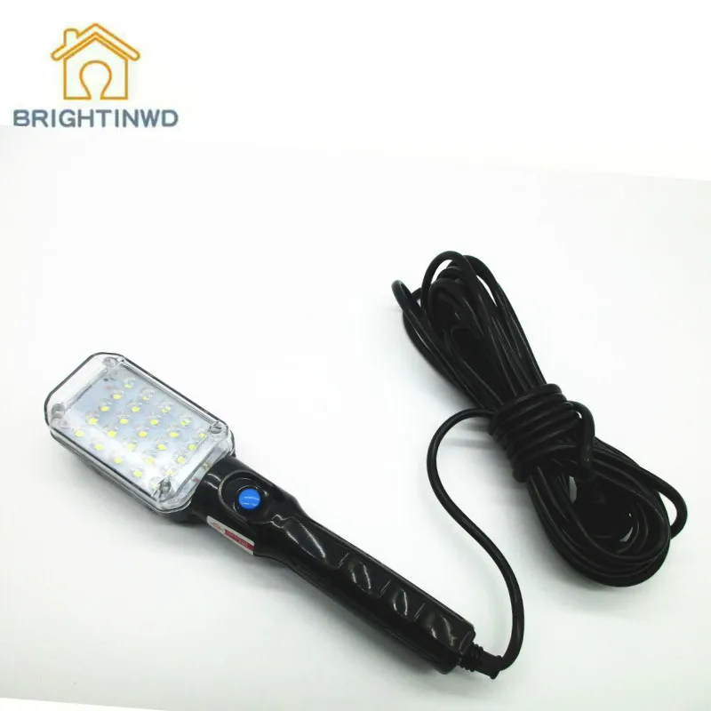 

BRIGHTINWD New Plastic Shell Strong Magnet Handheld LED Work Light Emergency Light Vehicle With Line Car Inspection Light