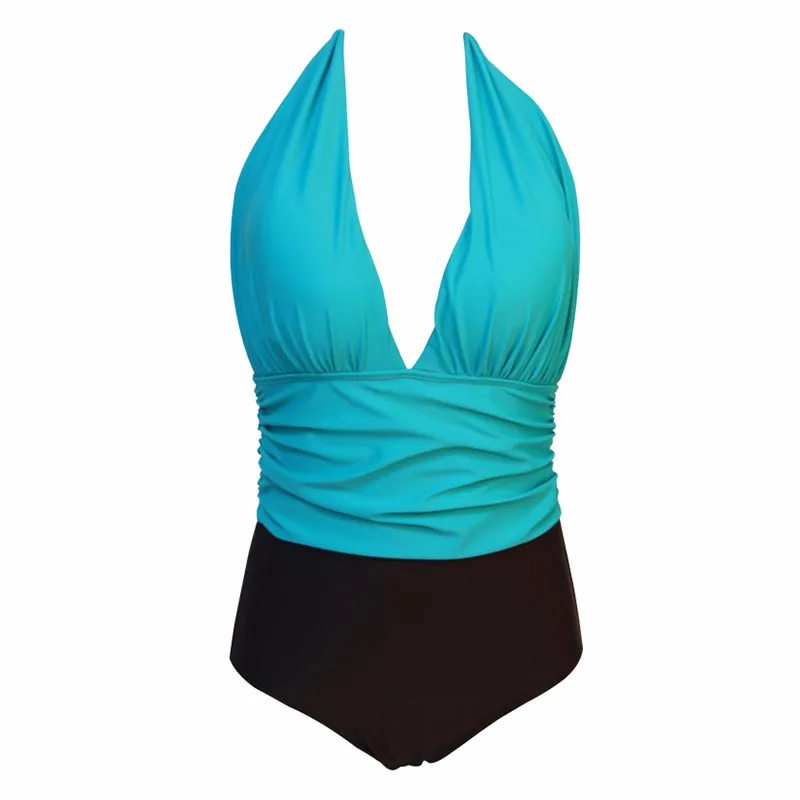 One-Piece-Swimsuit-Plus-Size-Swimwear-Women-2016-New-High-Waisted-Bathing-Suits-Beachwear-Backless-Halter (2)