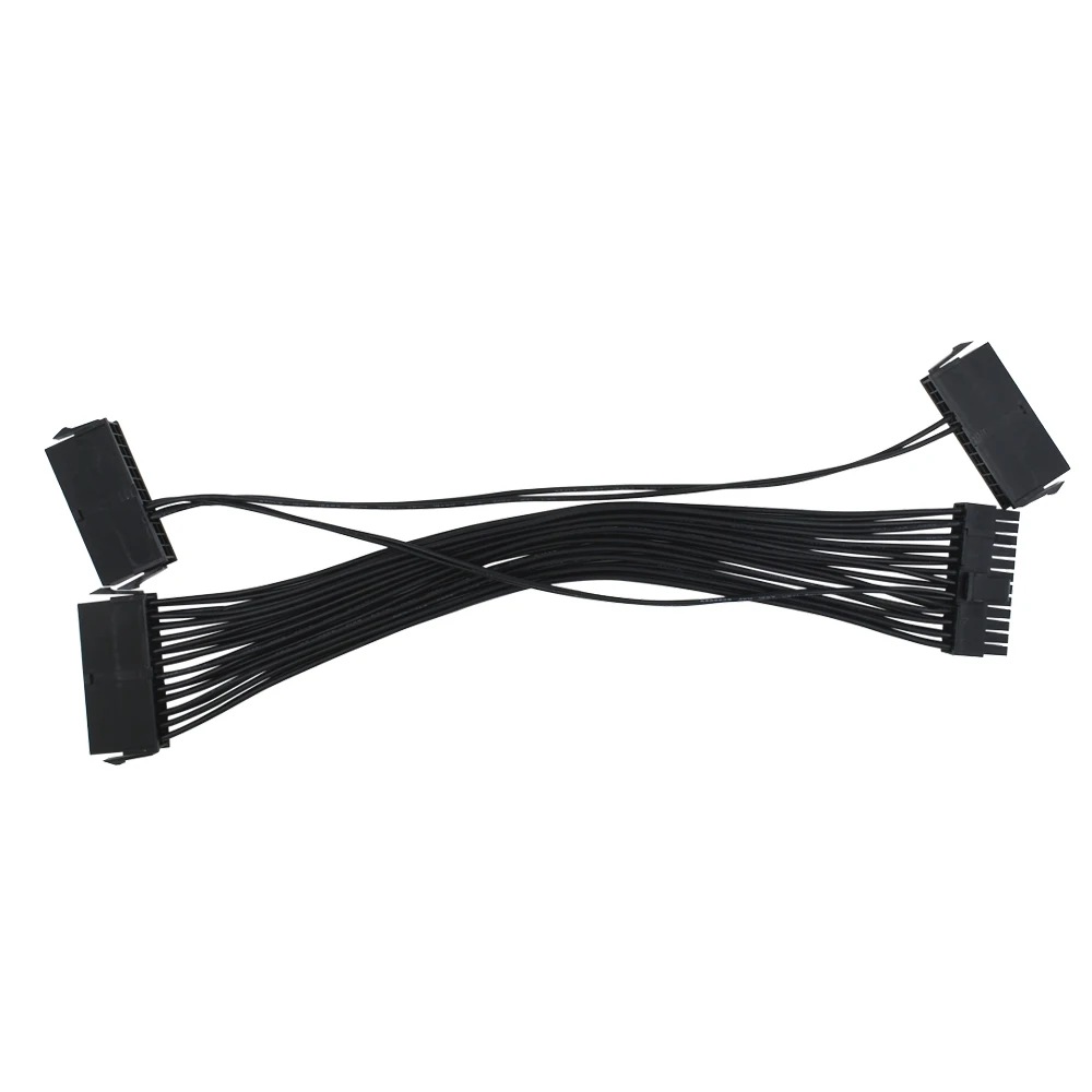 TISHRIC ADD3PSU стартер удлинитель ATX 24Pin Molex двойной блок питания адаптер кабель