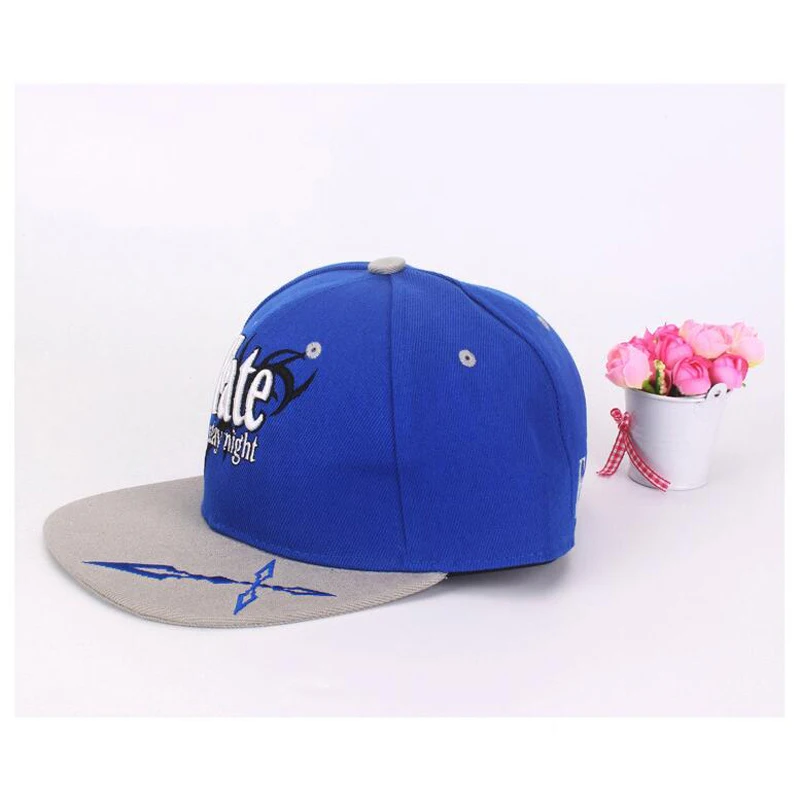 Аниме Fate Stay Night регулируемая бейсболка для мальчиков и девочек шляпа с вышивкой Mark
