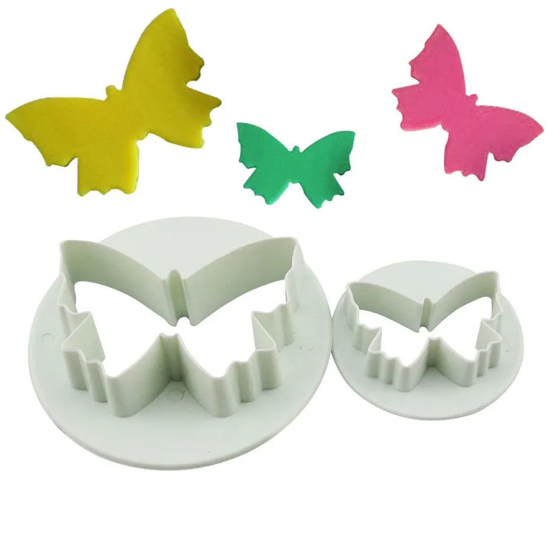 3pcs/set Butterfly Shape Cookie Cutters Cake Sugarcraft Tools Fondant