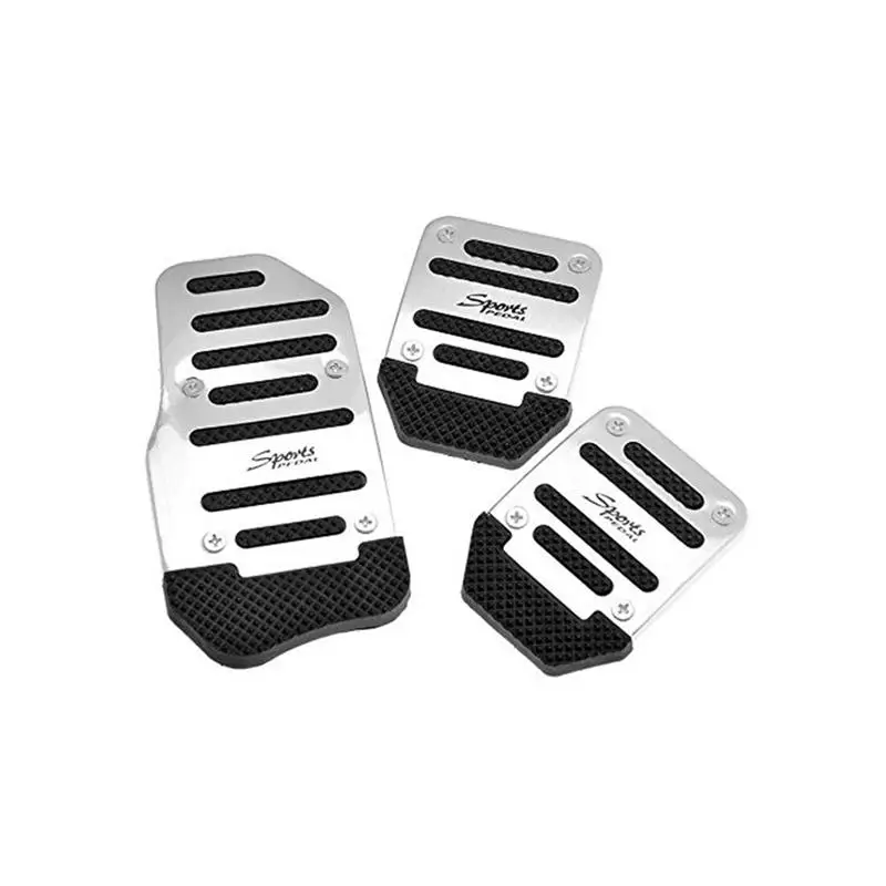 3pcs Car Vehicle Non slip Gas Brake Treadle Clutch Pedal Foot Treadle