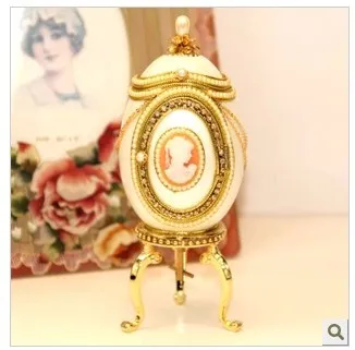 

Европейский королевский свадебный подарок яйцо жене Предпочтительная может положить Qixi фестиваль высококлассный Рождественский фото коробка для ювелирных изделий