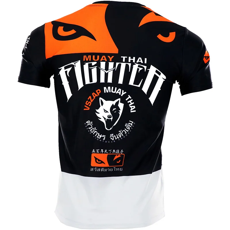 Быстросохнущая Сетчатая футболка VSZAP для бокса MMA спортзала боевых искусств
