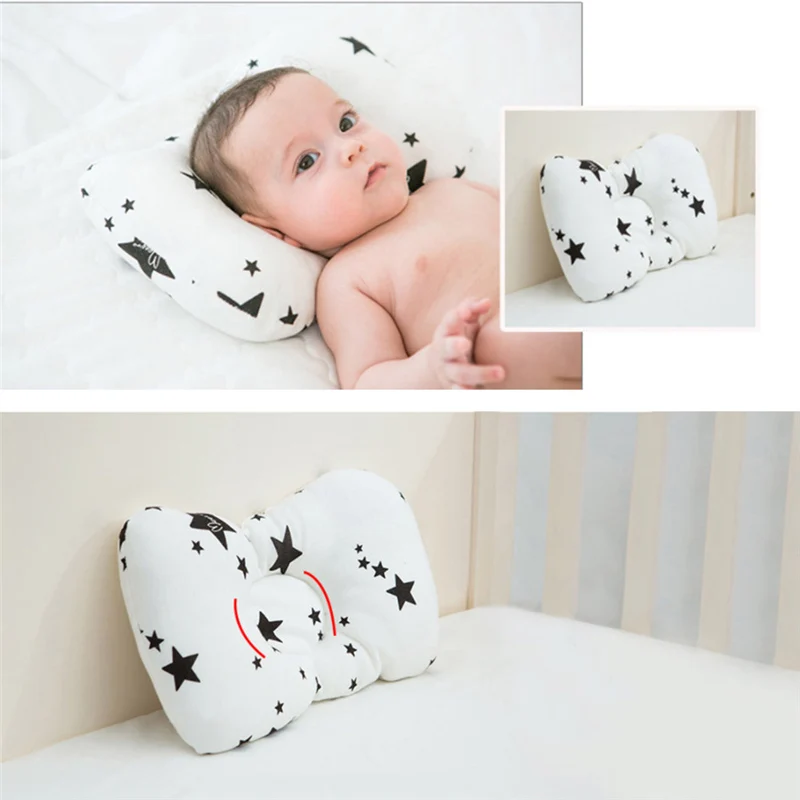 Baby Pillows Newborn 100 Cotton Bedding Shaping Pillow Concave Head
