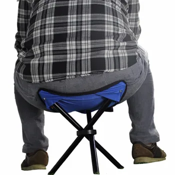 

Outdoor Camping Folding Chair Triangle Portable Iron Canvas Outdoor Stool Furniture Accessories For Camping Beach Fishing