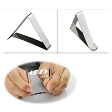 6 шт./компл. Регулируемый Нержавеющая сталь скатерть зажим держатель по поставке товаров для дома Открытый Кемпинг зажим для пикника для фиксации зажимы для скатерти