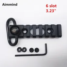 Keymod Picatinny рельсовый Профиль 6 слотов с Qucik Съемная стропа поворотный QD характеристики крепления