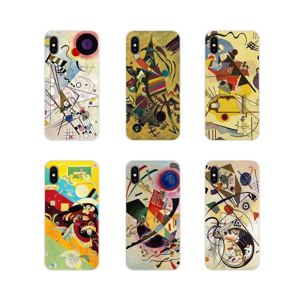 Чехлы Wassily Kandinsky с абстрактным изображением для телефонов Xiaomi Mi6 A1 5X 6X Redmi Note 5 5A 4X 4A 4
