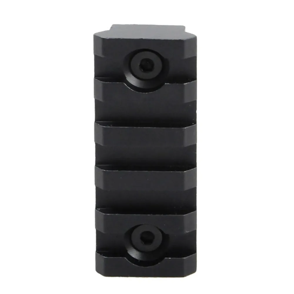 2 بوصة استبدال 5 فتحة Picatinny ويفر السكك الحديدية نطاق قاعدة تثبيت ل Handguard القسم KeyMod M-لوك الألومنيوم