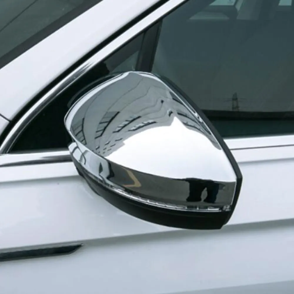 Автомобильный Стайлинг для Volkswagen VW Tiguan MK2 ABS Хромированная Зеркало заднего вида крышка заднего вида зеркало заднего вида наклейки 2 шт./компл