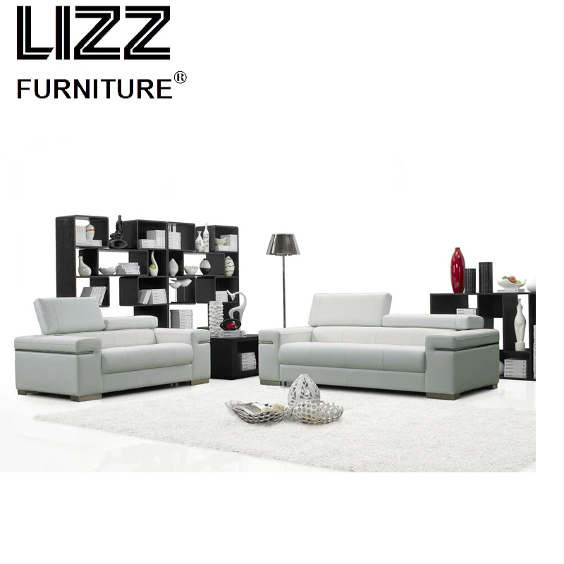 Белый Loveseat современная мебель для дома 1 + 2 3 Кожаный Диван Классический