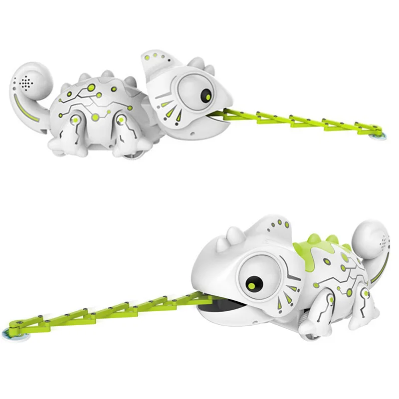 RC Robot caméléon électronique animaux jouets animaux robotisés peuvent manger télécommande Dragon jouets intelligents pour les enfants