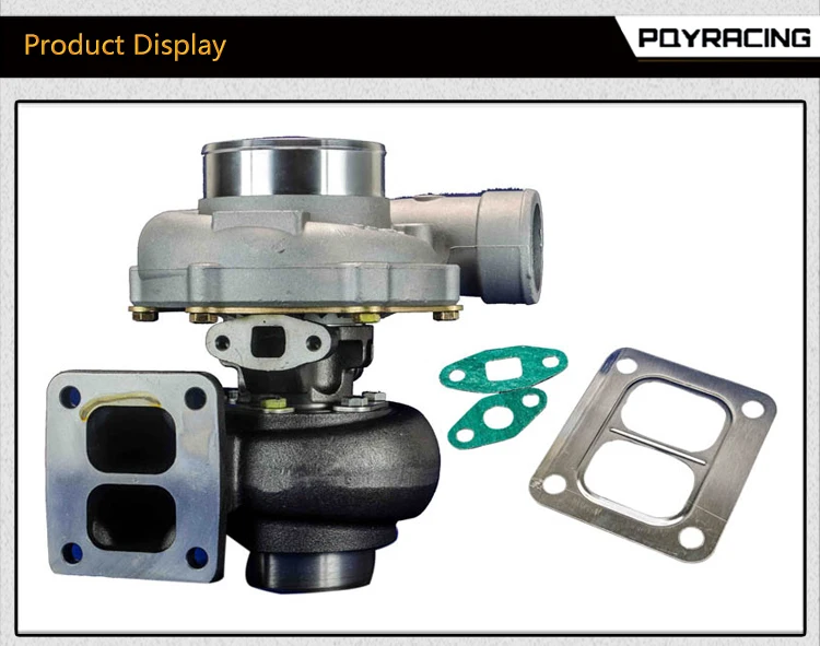 Высокое качество турбо GT45R Турбокомпрессор. 70 холодный, 1,0 горячий внешний w/g t4 фланцевый Турбокомпрессор PQY-TURBO34