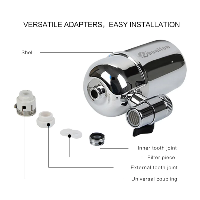 Wheelton кухонный фильтр для воды кран(F-102-1E) ионизатор воды удаляет загрязнения воды щелочная вода керамический картриджный фильтр