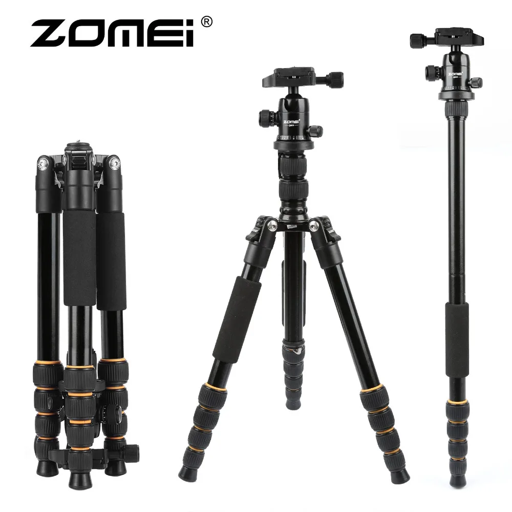 Prix pour ZOMEI léger Portable Q666 Professionnel Voyage Caméra Trépied Monopode aluminium Rotule compacte pour REFLEX numérique DSLR caméra Prix pour ZOMEI léger Portable Q666 Professionnel Voyage Caméra Trépied Monopode aluminium Rotule compacte pour REFLEX numérique DSLR caméra