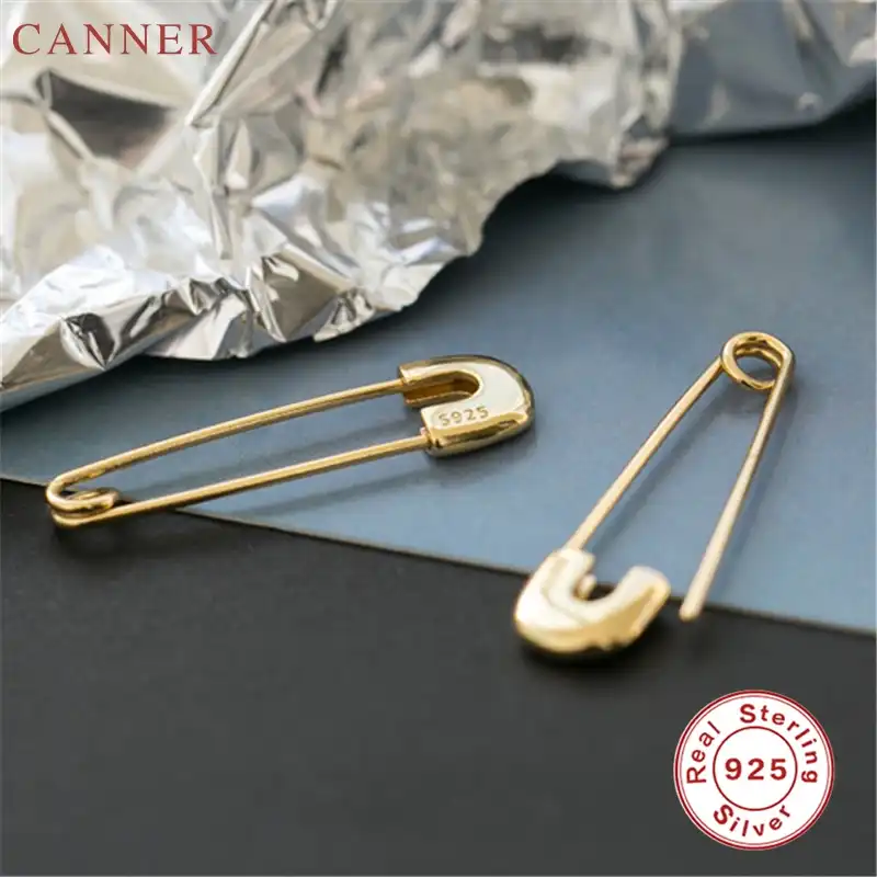 Корейские серьги, Золотая цветная скрепка для бумаги, серьги для женщин/мужчин, серьги-манжеты для ушей, 2019 серебро 925 пробы, ювелирные издел...