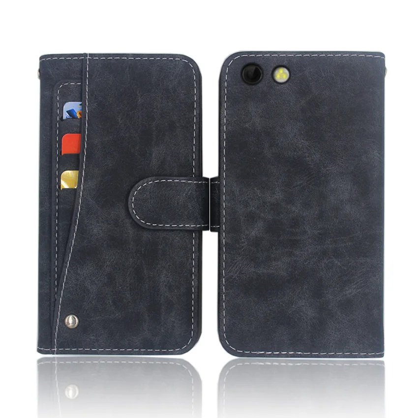 

Hot! Prestigio Muze D3 Case High quality flip leather phone bag cover case for Prestigio Muze D3 with Front slide card slot