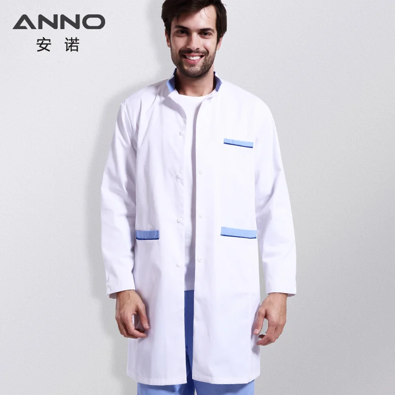 

2016 stylish white medical lab coat clothing medical services uniform nurse clothing Long -sleeve with Comfortable