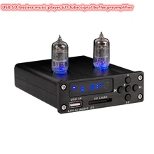 HiFi sound quality lossless music player 6J1 tube signal buffer pre amplifier home Car lossless player zhilai p5