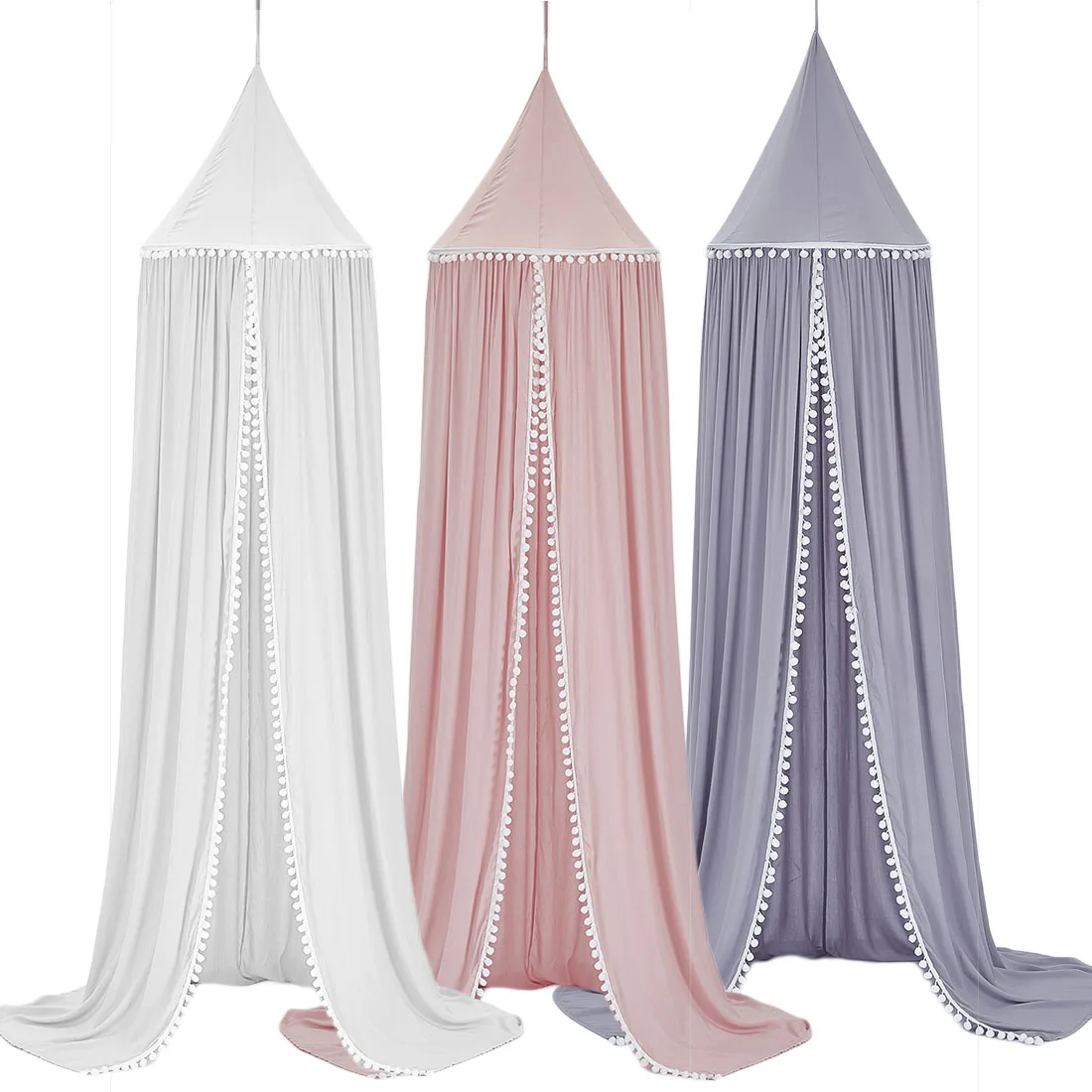 

Cotton Baby Canopy Mosquito Net Anti Mosquito Princess Bed Canopy Girls Room Decoration Bed Canopy Pest control Reject Net