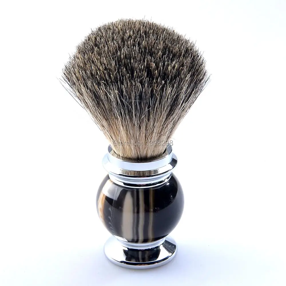 

CSB Badger Hair Zinc Alloy Resin Shaving Brush Mens Shaving Brush Shaving Accessories Barber Tools