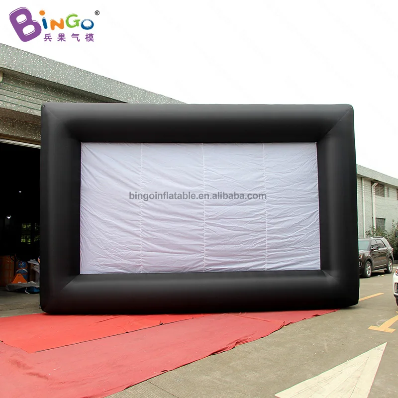  Custom made 7.3X2.7X4.8 meters inflatable projector screen / inflatable screen cinema / inflatable 