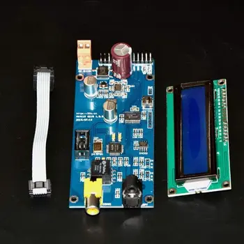 

AK4118 Digital Receiver Board Coaxial fiber AES to I2S Sample rate Display Supports I2S input FOR DSD signal and DSDON signal