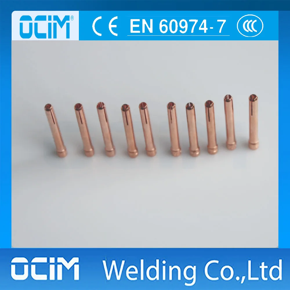 10 шт. 10N23 10N24 10N25 Tig Collet запчасти расходные материалы для SR WP 17 18 26 сварочный фонарь |