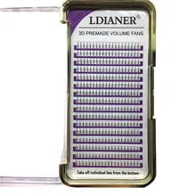 Отдельный накладной ресницы волны норки 0.1D черные шелковые ресницы расширение 180403 Прямая