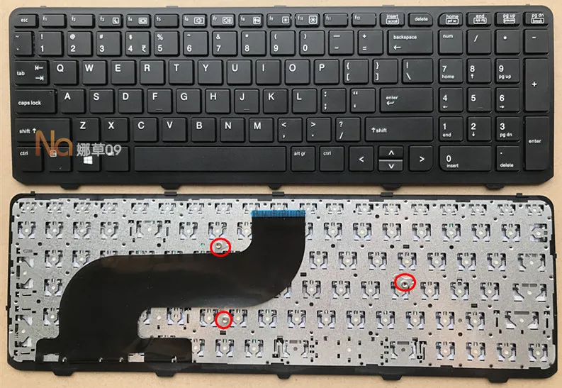 

US Black English Laptop Keyboard For HP Probook 650 G1 655 G1