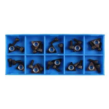 

10pcs/lot Hexagon for 8700 automotive brake lathe positive rake carbide bit accuturn