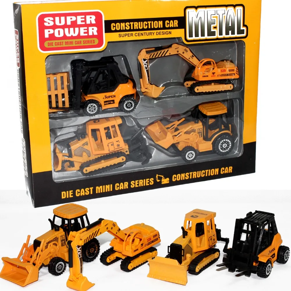 toy construction vehicles set
