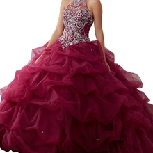 Бальные платья Холтер шеи Тяжелые бусины дизайнерские вечерние платья на заказ большие размеры