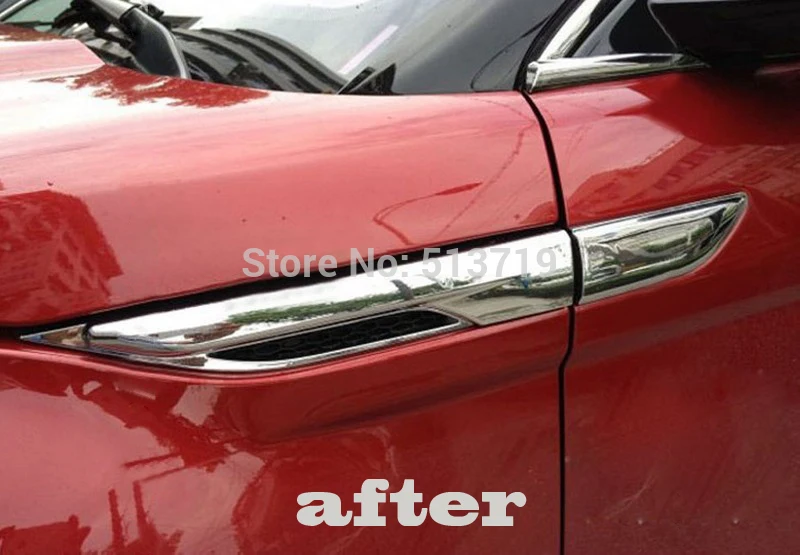

Chrome crosswind cover fit for RANGE ROVER EVOQUE 2011-2014 2pcs per set