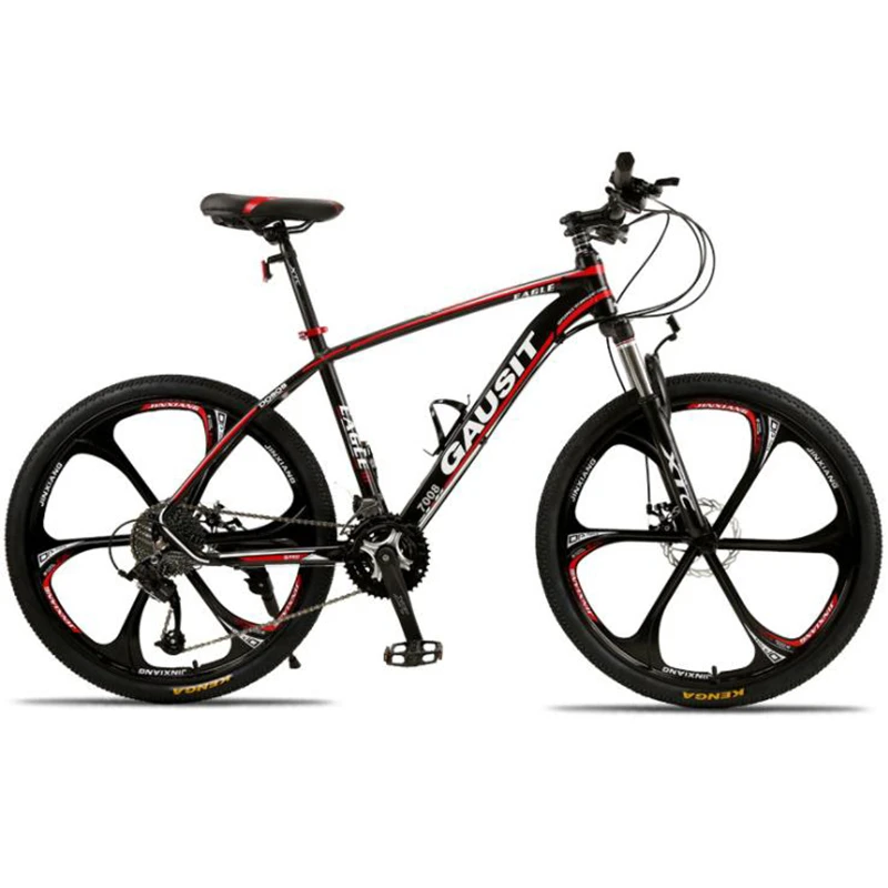 Discount Mountain Bike Aluminum Alloy Frame 26 Inches 24 Speed Front and Rear Mechanical Disc Brake Adult Cross-Country Bicycle 5