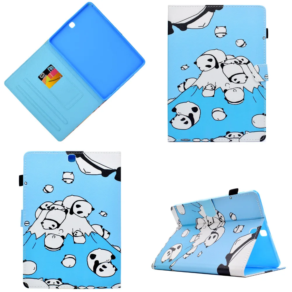 

Print Multiple-angle Stand Leather Magnet Smart Sleep Cover Funda Case For Samsung Galaxy Tab S2 9.7 T810 T815 SM-T810 SM-T815