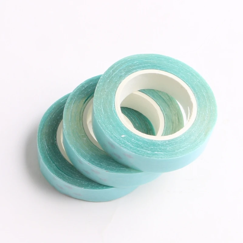 HARMONY 2pcs 1CM Blue Liner Hair Extension Adhesive Tape Rolls Double-sided Super Adhesive for PU Skin Weft Toupees Wigs HARMONY 2pcs 1CM Blue Liner Hair Extension Adhesive Tape Rolls Double-sided Super Adhesive for PU Skin Weft Toupees Wigs