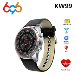 696 KW99 3g Smartwatch телефон Android 5,1 1,39 ''MTK6580 4 ядра 8 ГБ Встроенная память монитор сердечного ритма Шагомер Смарт-часы для мужчин