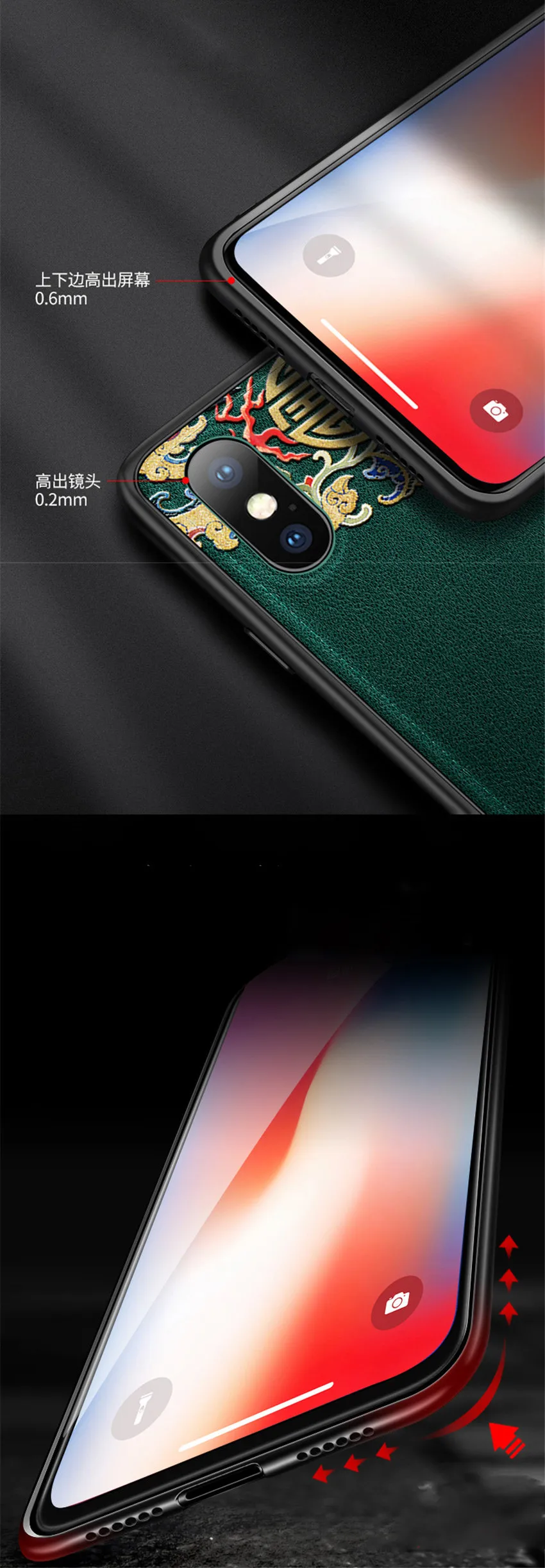 iPhone  X XR XS Max 7 8 plus case leather (8)