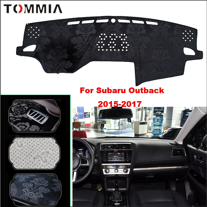 

Tommia For Subaru Outback 2015-2017 Anti-slip Car Dashboard Mat Light Avoid Pad Photophobism protection Mat
