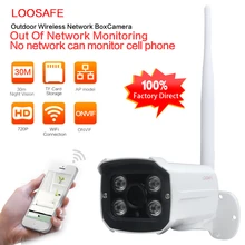 LOOSAFE HD 720P Security Wifi IP Camera Wireless Waterproof Outdoor Infrared Night Vision P2P Home Security Bullet Camera