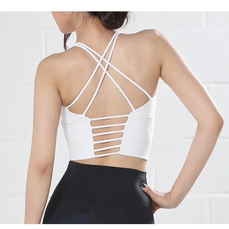 

Women Sexy Beauty Back Sports Bras Gym Fitness Shockproof Running Bra Crop Top Push ups Sports Underwear Yoga Bra