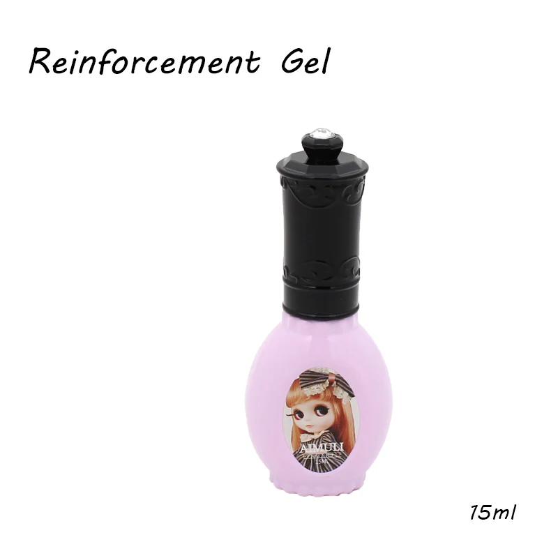 

15ml Reinforcement Gel Polish Nail UV Gel Clear Varnish Lacquer Primer Anastomosis Base Coat No WipeTop Layer Sticky